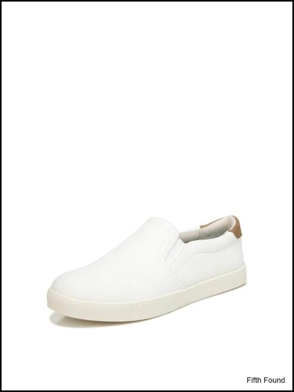 Slip On Faux Leather Fashion Sneakers with Arch Support